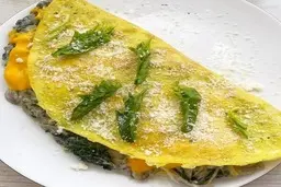 برای صبحانه املت قارچ و اسفناج درست کن، محشر میشه | طرز تهیه املت قارچ و اسفناج به روش رستورانی 