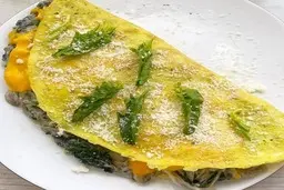 برای صبحانه املت قارچ و اسفناج درست کن، محشر میشه | طرز تهیه املت قارچ و اسفناج به روش رستورانی 