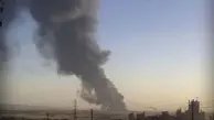 آتش سوزی عظیم در پالایشگاه شهید تندگویان تهران 
