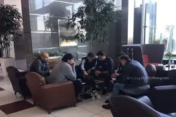 جلسه کادر فنی استقلال در فرودگاه! 