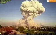 فوران آتشفشان در اندونزی +ویدئو