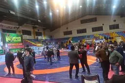 
جنجال در انتخابی کشتی آزاد