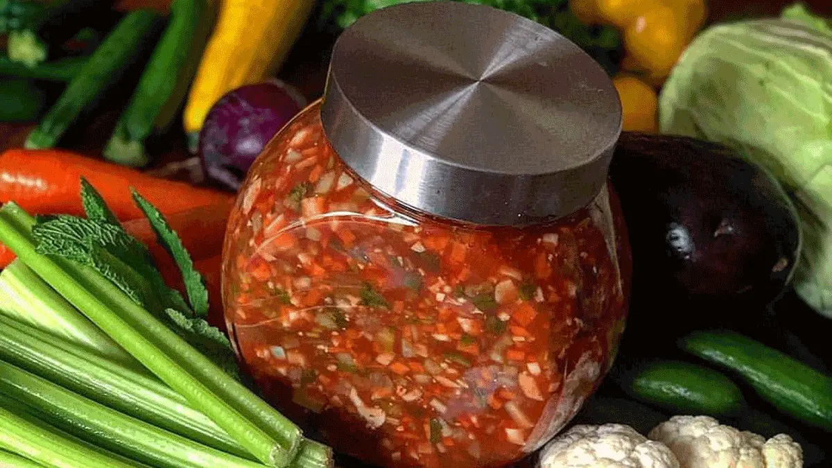 طرز تهیه ترشی فوری یک روزه خیار گوجه شیرازی | به جای سالاد شیرازی ترشیش رو درست کن! +ویدئو