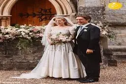 نوه ملکه انگلیس ازدواج کرد+عکس