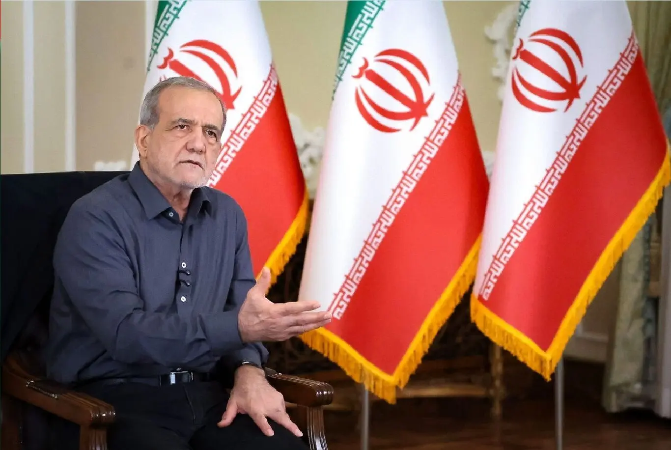 پزشکیان: ترامپ هر روز حرف متفاوتی می‌زند | با عربستان سعودی در جنگ نیستیم+ فیلم
