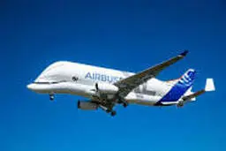 نهنگ سفید ایرباس به پرواز درآمد 