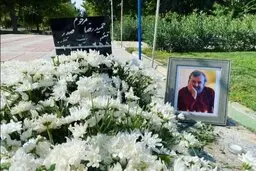 پیکر حمیدرضا صدر در شهر محبوبش به خاک سپرده شد