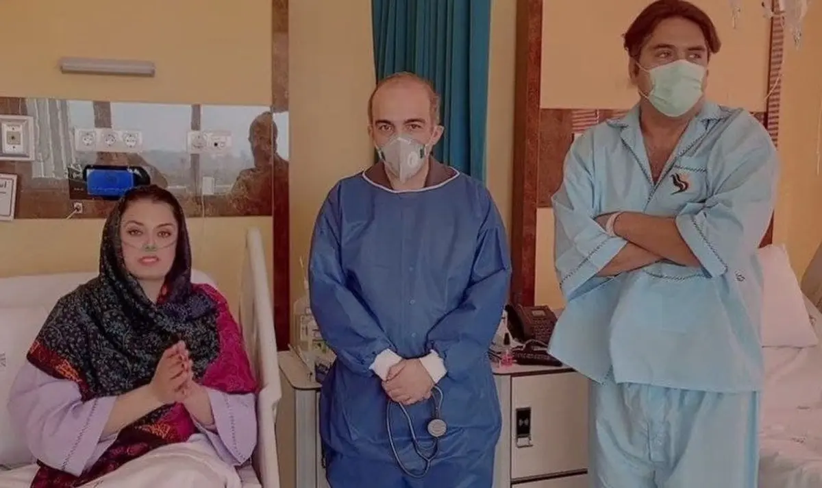 مجری معروف و همسرش از بیمارستان مرخص شدند+عکس| کرونای شدید و درگیری ریه مجری معروف و همسرش