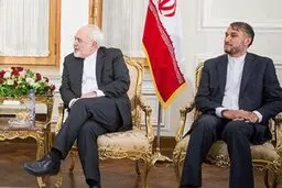 دیدار خصوصی ظریف و امیرعبداللهیان