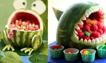 زیبایی در طعم و رنگ | آموزش میوه‌آرایی با انواع میوه‌های رنگارنگ +ویدئو