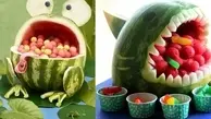 زیبایی در طعم و رنگ | آموزش میوه‌آرایی با انواع میوه‌های رنگارنگ +ویدئو