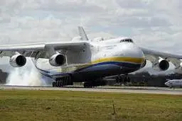 لحظه‌ی گیر افتادن هواپیمای اوکراینی در میان کابل‌های برق+ویدئو 