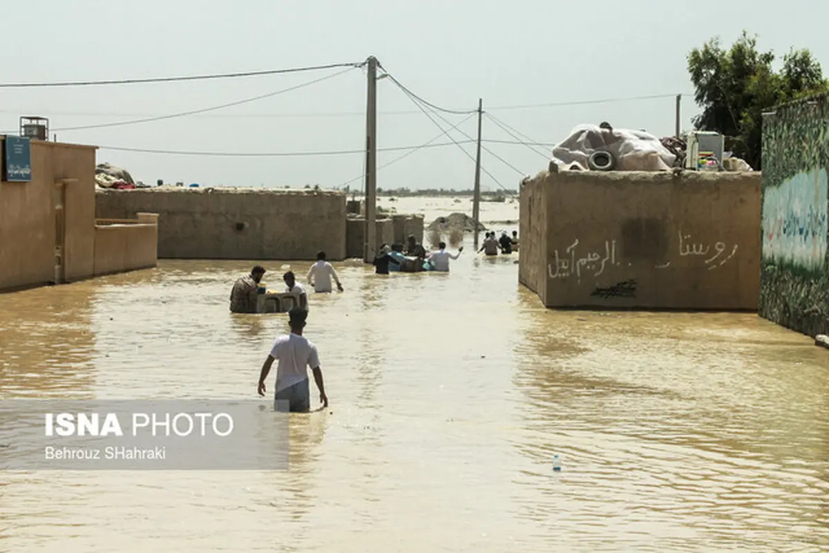 افزایش ورود سیلاب به سیستان 9 روستای هیرمند در معرض آبگرفتگی قرار دارند