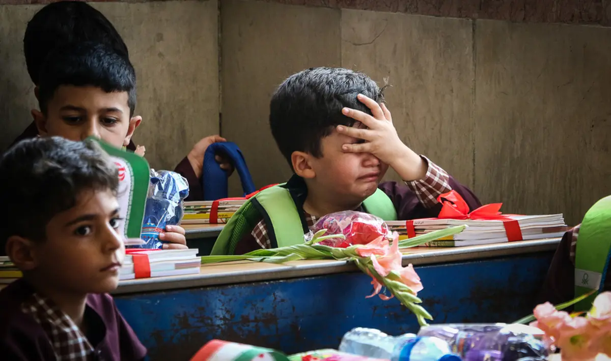 اشک‌ها و لبخندهای روز اول مدرسه در جنوب تهران