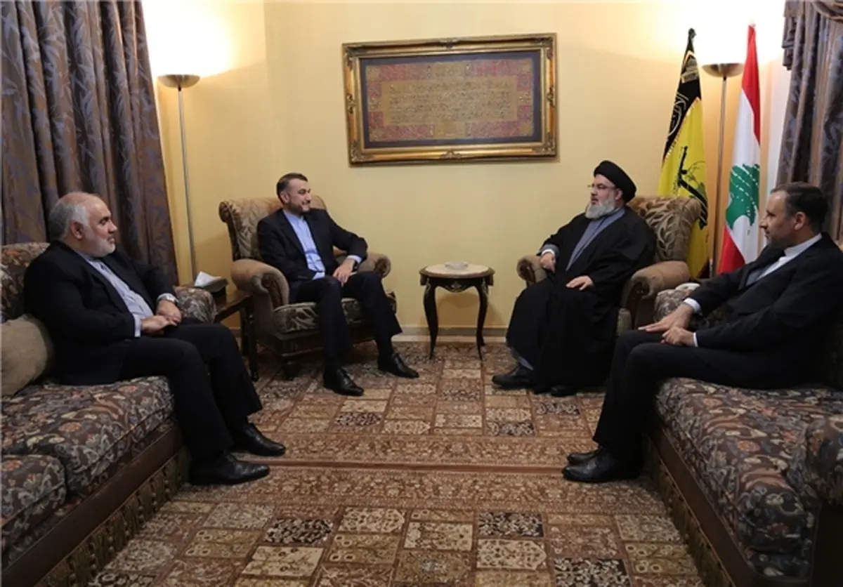 دیدار «عبداللهیان» با دبیر کل حزب‌الله لبنان
