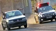 لحظات تعقیب و گریز پلیس با قاچاقچیان مواد مخدر وسط اتوبان‌های تهران+ویدئو