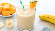 شیک طالبی و موز؛ خنک‌کننده‌ی خوش‌طعم تابستون+ ویدیو 