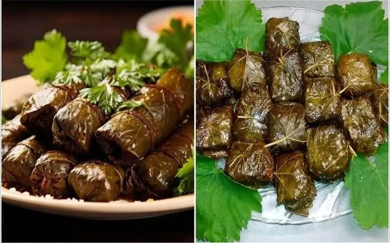 آموزش انواع روش‌های پیچیدن برگ دلمه، از سیگاری تا بقچه‌ای