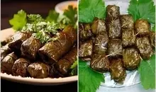 آموزش انواع روش‌های پیچیدن برگ دلمه، از سیگاری تا بقچه‌ای