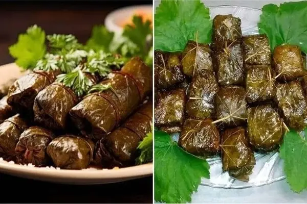 آموزش انواع روش‌های پیچیدن برگ دلمه، از سیگاری تا بقچه‌ای