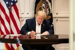 وقتی ترامپ در بیمارستان کار می کند+ عکس