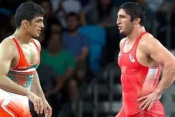 کشتی‌گیر ایرانی «تانک روس» را شکست داد