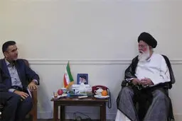 دیدار دبیر کمیسیون ملی یونسکو با آیت‌الله علم‌الهدی 