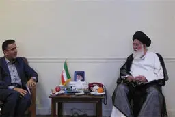 دیدار دبیر کمیسیون ملی یونسکو با آیت‌الله علم‌الهدی 
