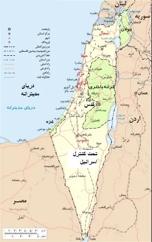 تحولات مرزی فلسطین و اسرائیل | از 1918 تا امروز در یک نگاه +ویدئو