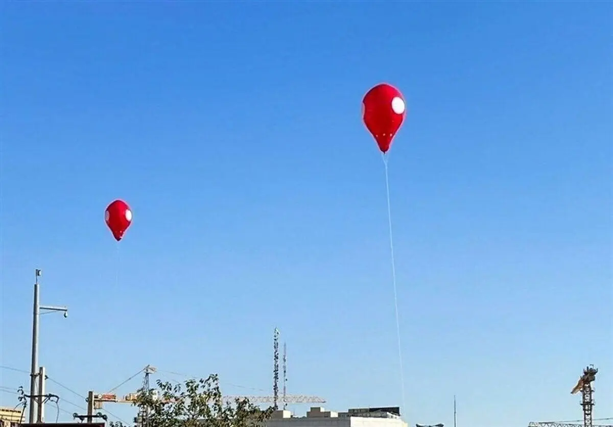 بالن های قرمز شهرداری مسبب سوختن ۶ بچه با گاز بود! | بالن ها نماد یک کارگاه عمرانی است +جزئیات