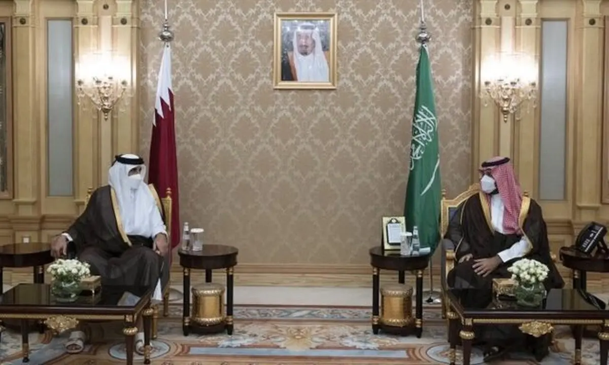 امیر قطر و ولیعهد سعودی تقویت همکاری و تحولات منطقه را بررسی کردند