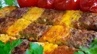 طرز تهیه یه کباب‌تابه‌ای خوشمزه و دو رنگ مهمون‌پسند! | اگه میخوای مهمونات عاشق غذات بشن بیا اینجا + ویدئو