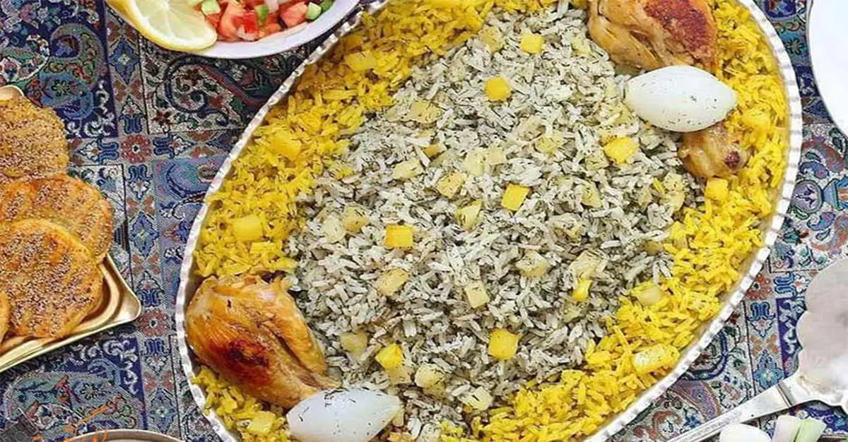 طرز تهیه سیب پلو کرمانشاهی، خوشمزه و مقوی 