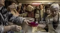 تصاویری تلخ از زندگی اوکراینی ها در مترو 