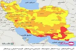 ۶۰ درصد استان بوشهر در وضعیت قرمز کرونایی
