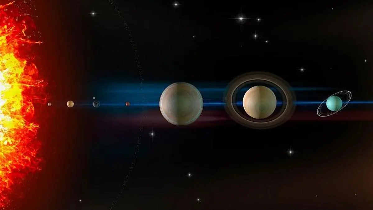 
چهار سیاره مریخ، زحل، زهره و مشتری در گردهمایی صبحگاهی به خط شده‌اند
