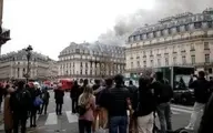 آتش‌سوزی بزرگ در ساختمانی در مرکز پاریس 