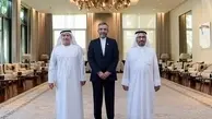 باقری با «انور قرقاش» در امارات دیدار کرد
