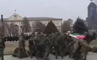 نیروهای چچنی، آماده‌ی اعزام به مکانی نامعلوم!+ویدئو