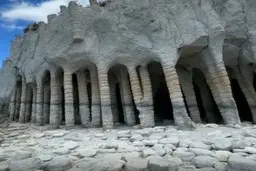 پدیده ای زیبا در دریاچه کراولی | نفوذ آب سرد به داخل خاکستر داغ آتشفشانی +ویدئو