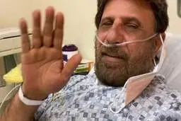 بیژن مرتضوی در بیمارستان آمریکا+عکس| بیژن مرتضوی پس از بهبودی

