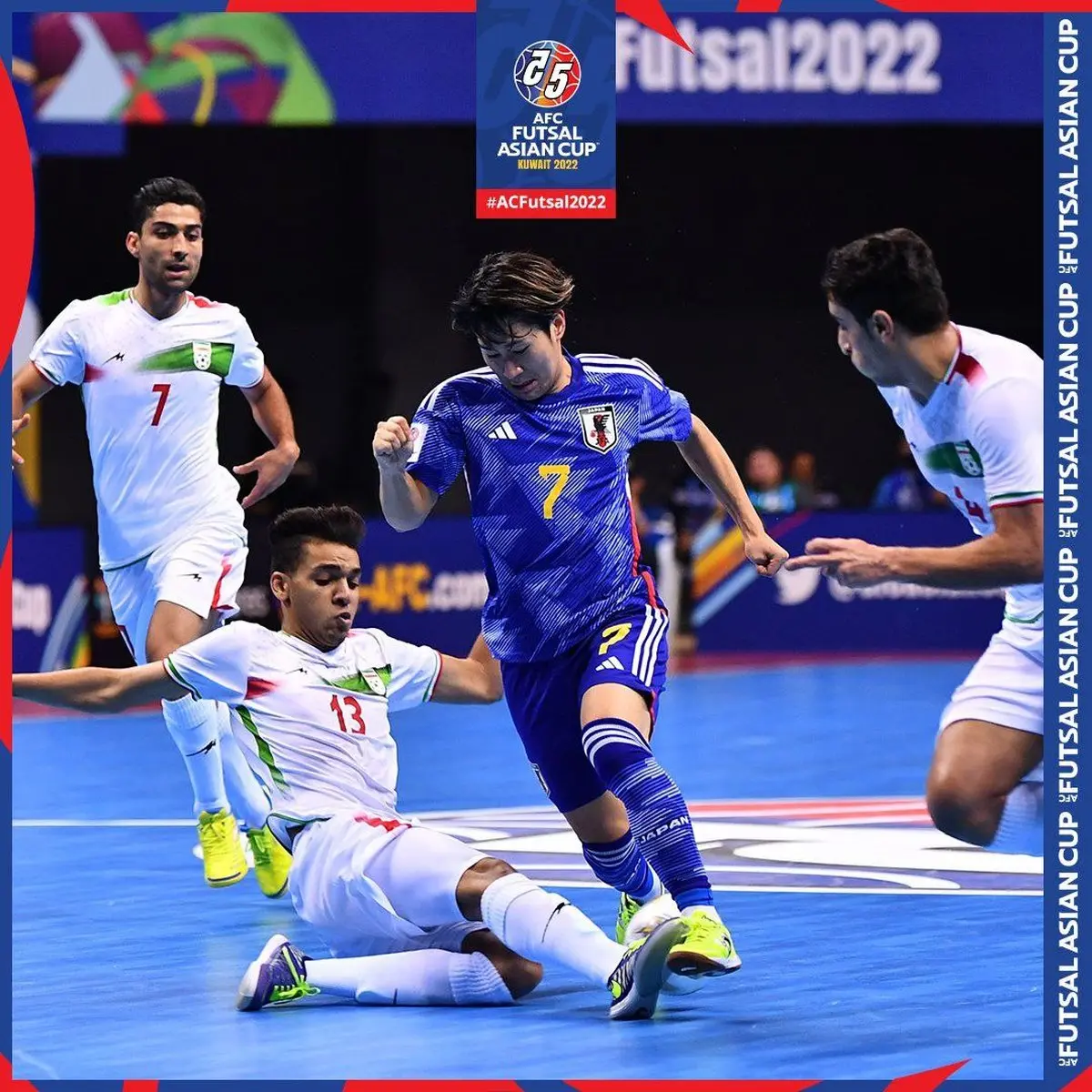 نایب قهرمانی ایران در رقابت های فوتسال قهرمانی آسیا