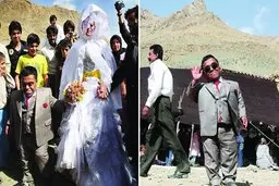 ازدواج عجیب یک مرد لرستانی با همسری که 1متر و نیم ازش بلند تره! + تصاویر