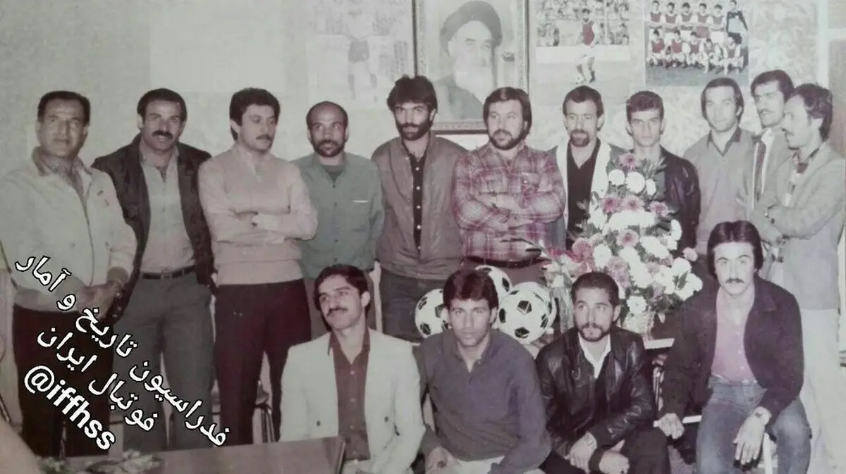  بازیکنان استقلال در مجله عکس و ورزش در سال 1362 