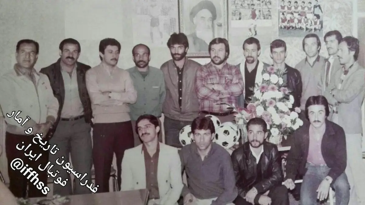 بازیکنان استقلال در مجله عکس و ورزش در سال 1362 