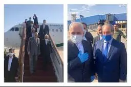 ظریف وارد دمشق شد