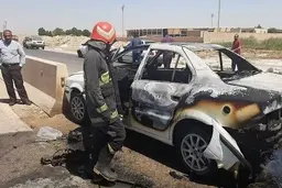 آتش گرفتن سمند جان  چندین نفر را گرفت | سرنشینان در آتش سوختند