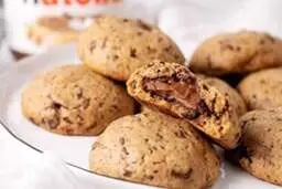 اگه عاشق نوتلایی پس شیرینی کوکی شو هم درست کن! | طرز تهیه کوکی نوتلا  +ویدئو