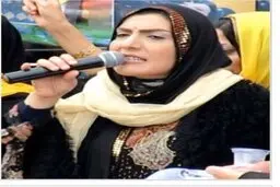 عکس | شیوا قاسمی پور اولین زن نماینده مجلس کردستان بعد انقلاب