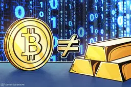 بیت‌کوین دیگر طلای‌ دیجیتالی نیست